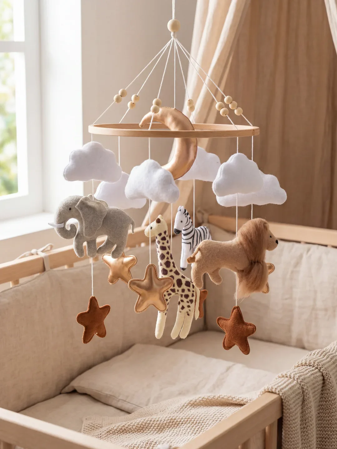 Mobile Bébé avec Support - Savane